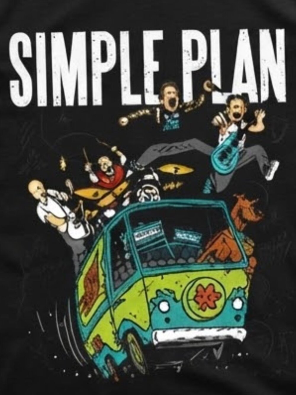 Simple Plan Bigger Than You Think Tour 2026 The Sequel Double Sided Graphic Tee - Picture 2 of 3